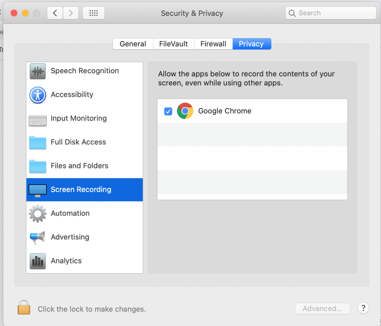 screen capture for chrome on mac